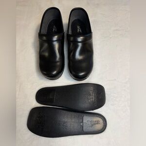 Professional Cabrio Dansko Leather Clog. W/contour Insoles Inserts. EUC! Sz 42